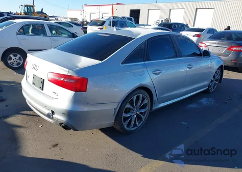2014 Audi A6 3.0T Premium Plus from USA, damaged, VIN WAUHGAFC9EN128587